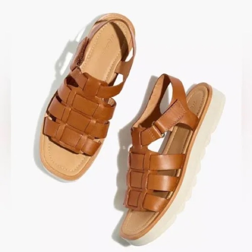 NWT Madewell Platform Fisherman Sandals